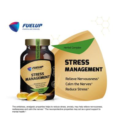 FuelUp Stress Management 60 Gel Capsula USA - Buy Online on GoSupps.com