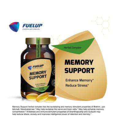 FuelUp Memory Support 60 Gel-Capsules US - Buy Online on GoSupps.com