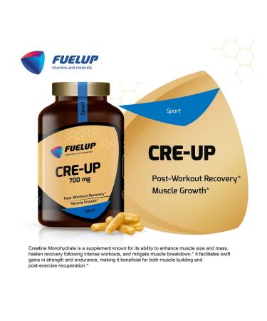 FuelUp Cre-up 700 mg 240 US capsules - Buy Online on GoSupps.com