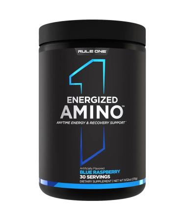 Rule 1 Energized amino acids 270 g - Blue raspberries - Buy Online on GoSupps.com