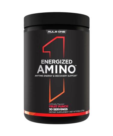 Rule 1 Energized amino amino acids 270 g - fruit punch - Buy Online on GoSupps.com