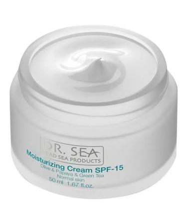 Dr Sea Moisturizing face cream SPF 15 50ml - Buy Online on GoSupps.com