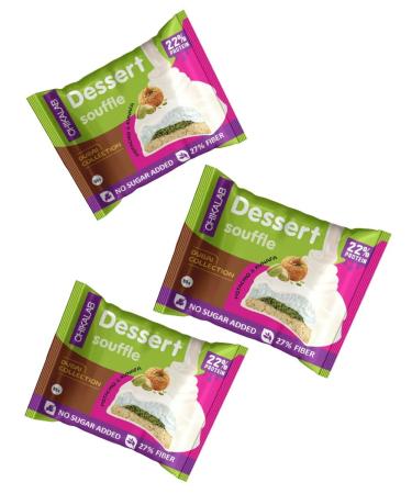 Dubai Collection Protein Dubayskoye cooking souffle without sugar 3pcs (3x55g)