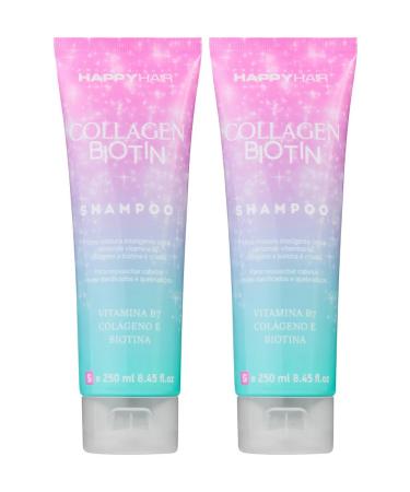 Keratin Moscow Happy Hair Collagen & Biotin Sulfate Sulfates 2*250 - Buy Online on GoSupps.com