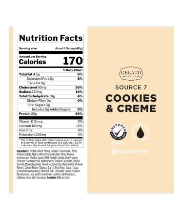 Rule 1 Protein Source 7 2280 g - cookies with cream - Buy Online on GoSupps.com