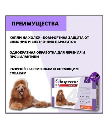 Neoterica Inspector Quadro dog drops 10-25 kg - Buy Online on GoSupps.com