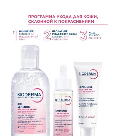 Bioderma Sensibio AR+ soothing serum against wrinkles 30 ml - Buy Online on GoSupps.com