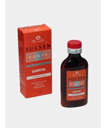 Mirrolla Sulsen Shampoo Sulsen Forte against dandruff 150 ml - Buy Online on GoSupps.com