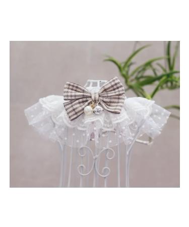 EasyMarkus Lace collar for dogs and cats bow in a pink cage - Buy Online on GoSupps.com