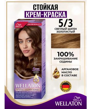 WellaTON Sustainable hair dye 5 3 light brown -haired golden