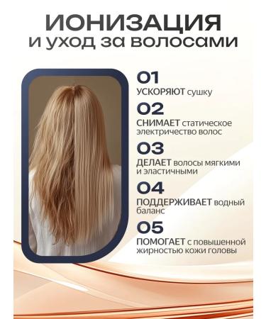 LANDRIO Hair hair dryer Powerful with nozzles 5 in 1 - Buy Online on GoSupps.com