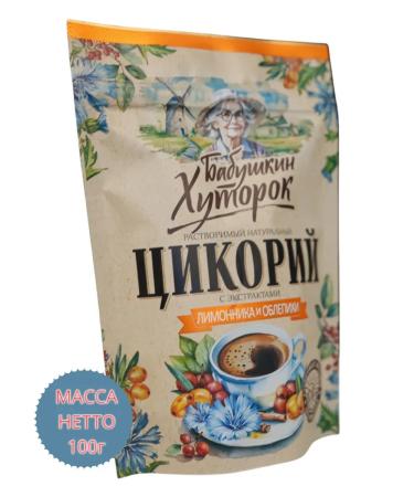 Grandma's Farm Tsikoria soluble lemonnik + sea buckthorn 200g - Buy Online on GoSupps.com