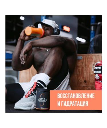 Rule 1 Amino acids Essential Amino 9 345 g - peach - mango - Buy Online on GoSupps.com