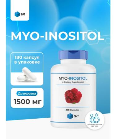SNT Inositol Myo-Inositol 180 capsules of 1500 mg