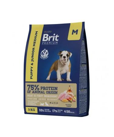 Brit For puppies and young dogcar 3kg - Buy Online on GoSupps.com