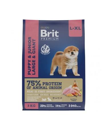 Brit For puppies and the moli-tank of large breeds 3kg - Buy Online on GoSupps.com