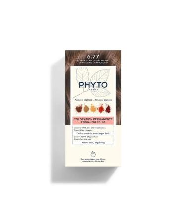 Phyto Fito hair dye tone 6.77 (light chestnut - cappuccino)