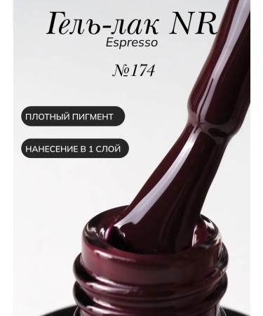 Nail Republic Espresso gel-clips for nails drunk cherry