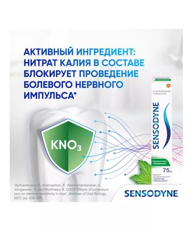 Sensodyne Toothpaste daily protection frosty mint 75 ml - Buy Online on GoSupps.com