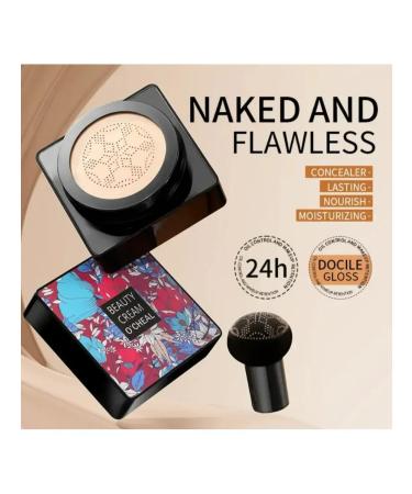 Ocheal Facial Kushon with sponge tone 01 IVORY - Buy Online on GoSupps.com