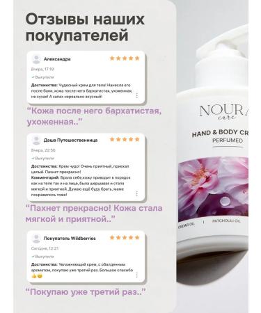 NOURA Hand and body with panthenol perfumed - Buy Online on GoSupps.com