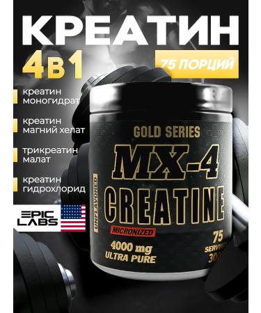Epic Labs 4 in 1 creatine MX-4 Creatine Golden Micronized 400 gr