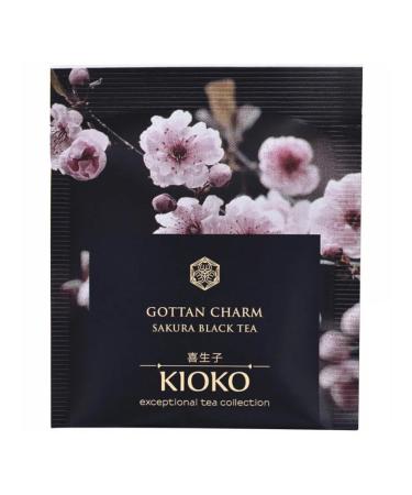KIOKO Gottan charm tea is black with the aroma of Japanese sakura - Buy Online on GoSupps.com