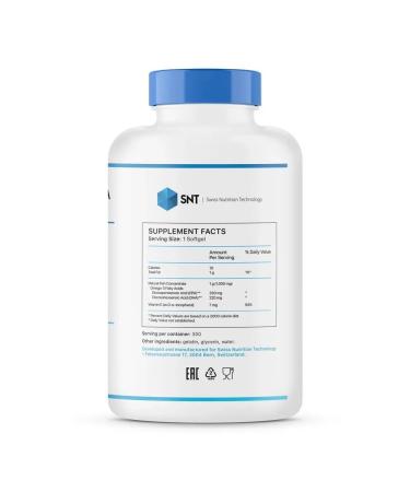 SNT Omega-3 Mega 300 capsules omega 3 EPA 330 DHA 220 - Buy Online on GoSupps.com