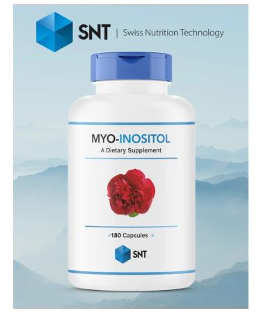 Vitamin B8 (Inositol) Myo-Inositol 1500 mg 180 cap