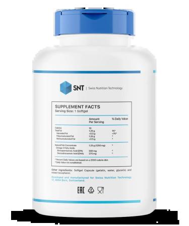 SNT Swiss Nutrition Technology Fish oil Ultra Omega-3 90 cap - Buy Online on GoSupps.com