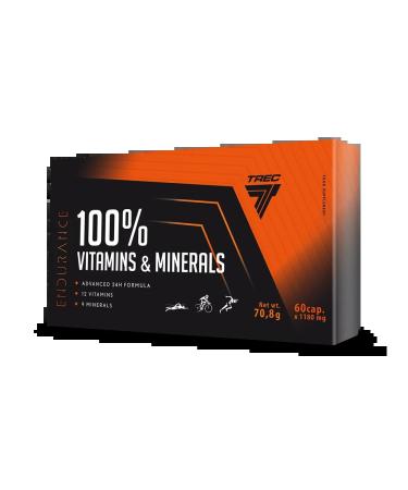Trec Nutrition Sports TREC Vitamins 100% Vitamins & Minerals 60 Caps