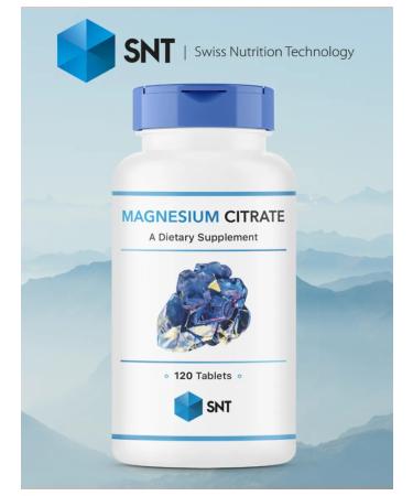 SNT Swiss Nutrition Technology Magnesi Magnesium Citrate 200 Mg 120 Tab