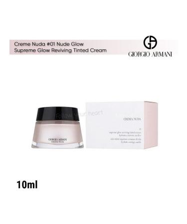 GIORGIO ARMANI Crema Nuda Supreme Glow Restoring foundation 01