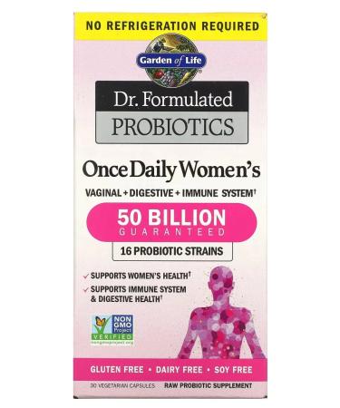 Garden of Life Dr. Formulated Probiotic for women 50 billion 30 capsules - Buy Online on GoSupps.com