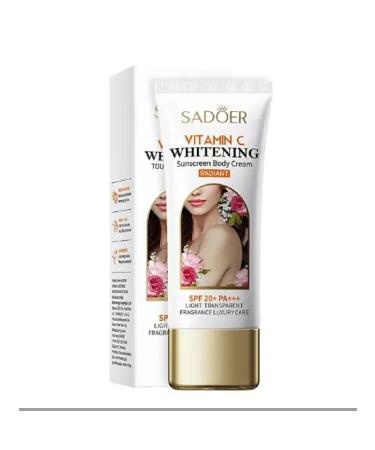Body cream SPF 20+ Radiant brightening with vitamin C - Buy Online on GoSupps.com