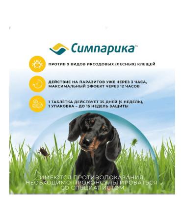 Zoetis Simeparika dog tablets weighing from 5.1-10kg 3 tab - Buy Online on GoSupps.com