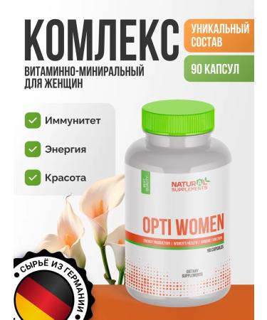 Natural Supplements Opti Women 90 Capsules