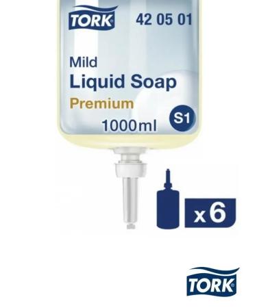 Tork Soft liquid soap 420511 420501 (system S1) 6 pieces - Buy Online on GoSupps.com