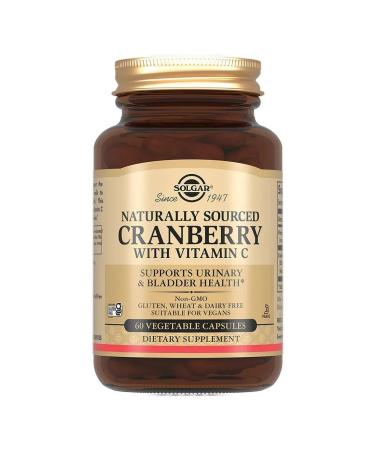 SOLGAR Natural cranberry with vitamin C 60 pcs