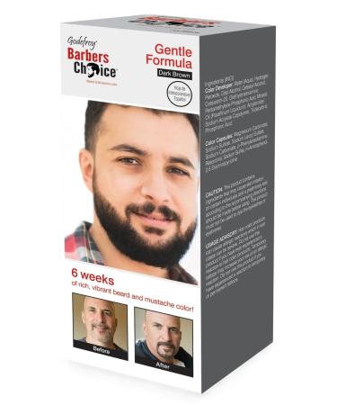 Godefroy Eyebrow Camouflage of beard dark brown camouflage