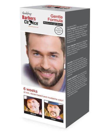 Godefroy Eyebrow Camouflage of beard medium-light brown