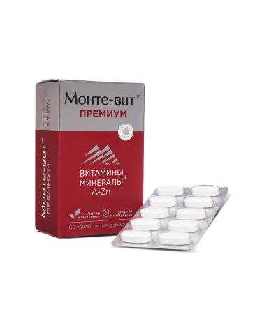 MONTE-VIT Vitamins for women and men from A to ZN Premium No. 60 - Buy Online on GoSupps.com