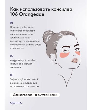 MOIRA Classile for the face and eye corrector contouring red - Buy Online on GoSupps.com