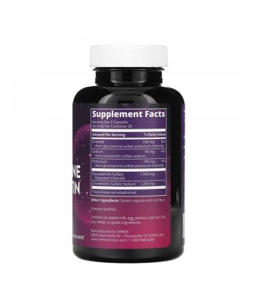 MRM Nutrition Glucosamine chondroitin MSM 90 capsules - Buy Online on GoSupps.com