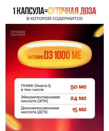 Fox Lysi vitamin D 1000 ME Omega-3 capsules 60 pcs - Buy Online on GoSupps.com