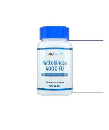 Noxygen NATTOKINAZ (NATTOKINASE) 200MG 60 capsules 4000 FU - Buy Online on GoSupps.com