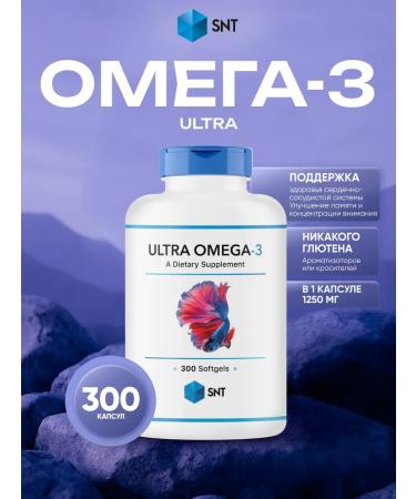 SNT Omega 3 Fisheries Ultra Omega 3 300 capsules