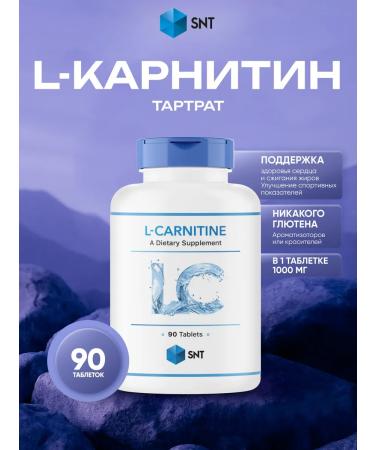 SNT L Carnitin Tartrate L-Carnitine Tartrate 1000 mg 90 tablets