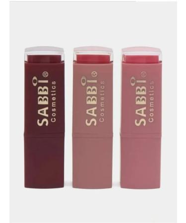 SABBI Set of persistent matte lipsticks for the lip 3B1 tone in