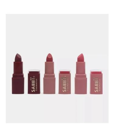 SABBI Set of persistent matte lipsticks for the lip 3B1 tone in - Buy Online on GoSupps.com